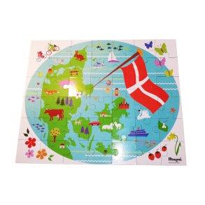 Puslespil Danmarkskort 42 Brikker